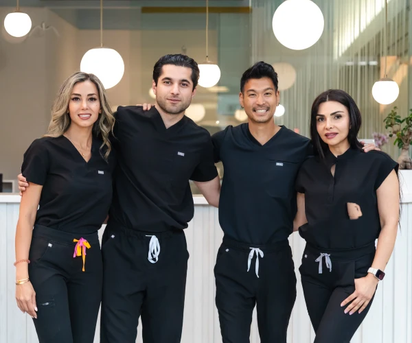 team family in the park